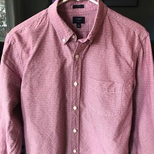 J.Crew M Slim Washed Vintage Oxford Button Down